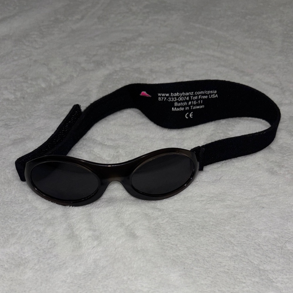 BaBy BanZ Black Sunglasses with Strap